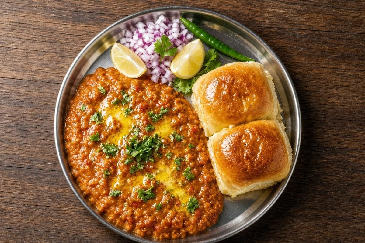 Street-Style Mumbai Pav Bhaji